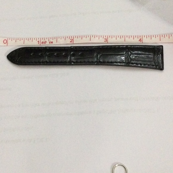 Cartier Shiny Black Alligator strap NEW Never Worn - Picture 9 of 11